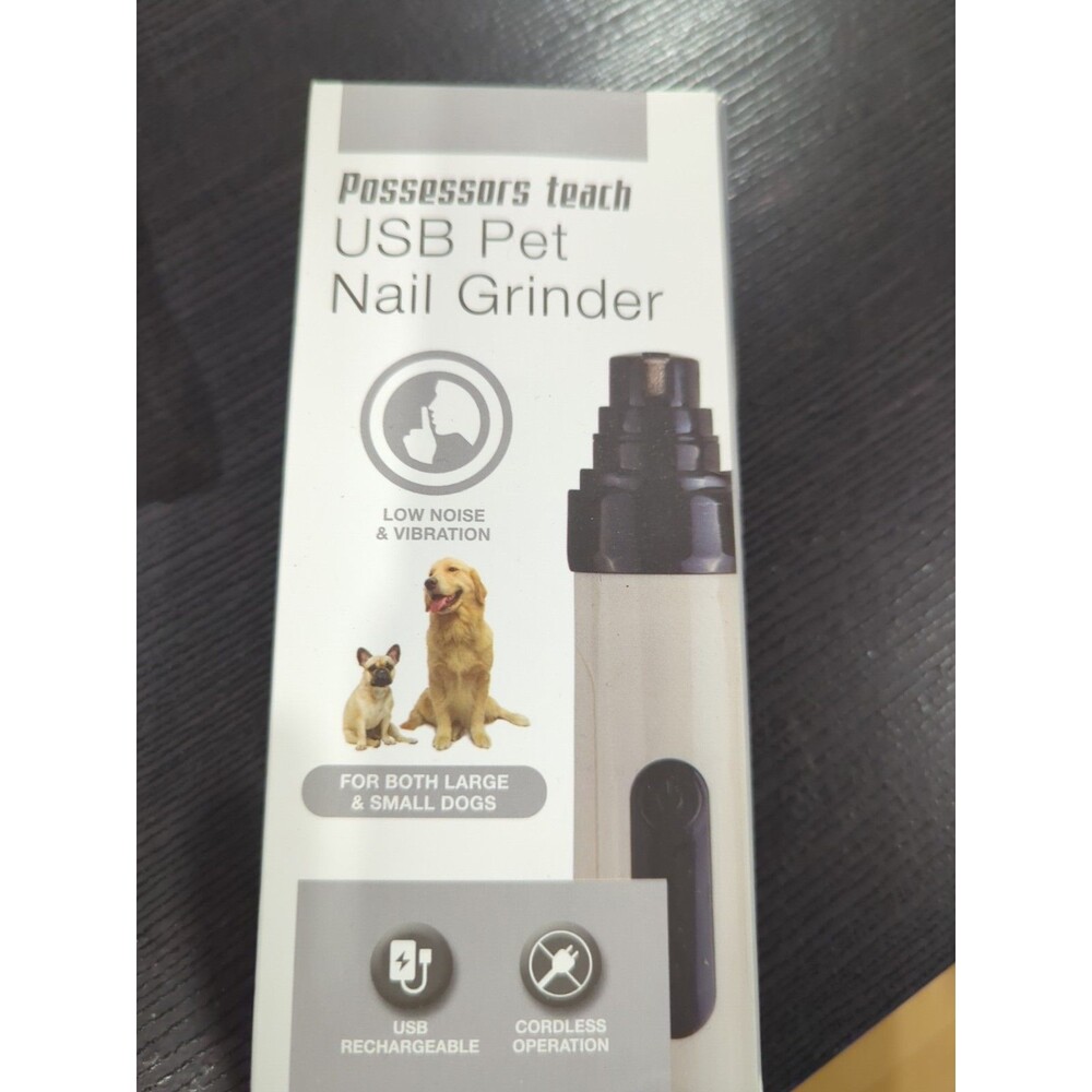 Prossessors Teach USB Pet Nail Grinder for Small and Large Dogs